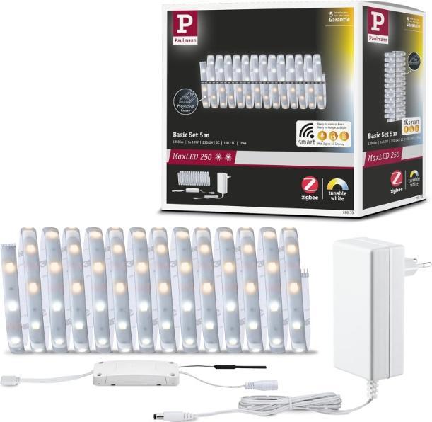 Actual product image Paulmann MaxLED 250 Stripe Set (White, 500 cm, Indoor)