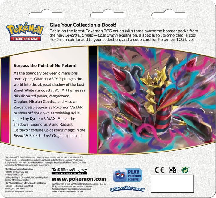 Actual product image Pokémon Lost Origin (English, Blister pack)