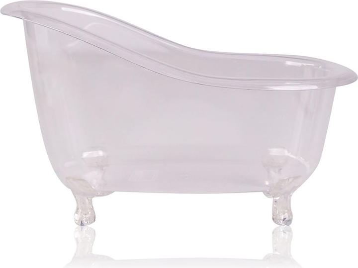 Produktbild Accentra Badewanne aus Kunststoff, zum Befüllen, 26 x 13.7 x 15.5cm, Farbe: transparent, VE 12/24