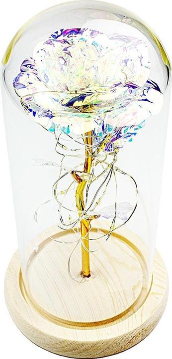 Actual product image JTI Infinity rose with fairy lights - holographic (21 cm)