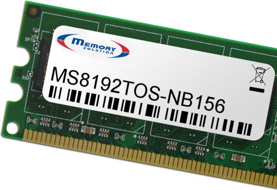 Image du produit Memorysolution DDR3L (Toshiba Satellite Pro NB10T-A-108, 1 x 8GB)