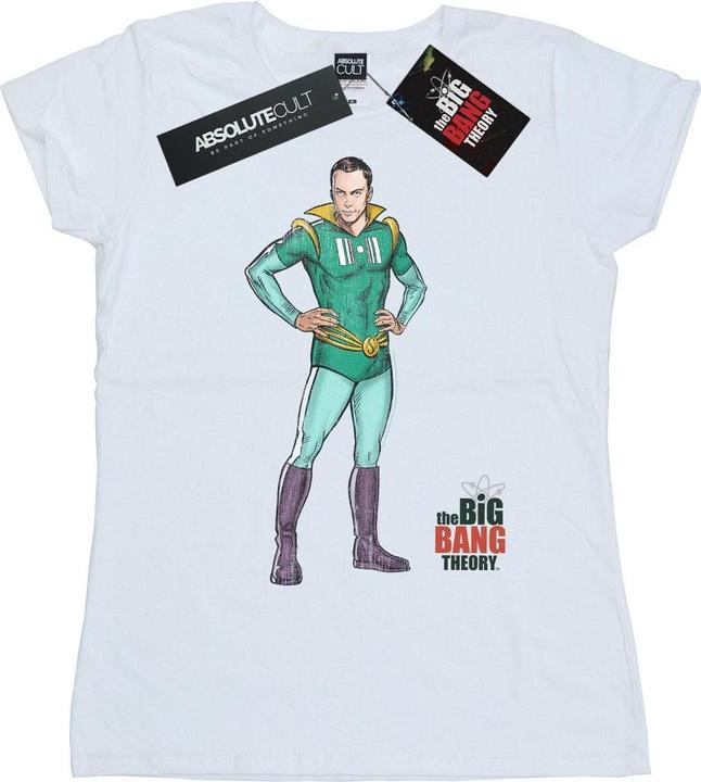 Immagine prodotto Dam Sheldon Superhero Maglietta Donna (L)