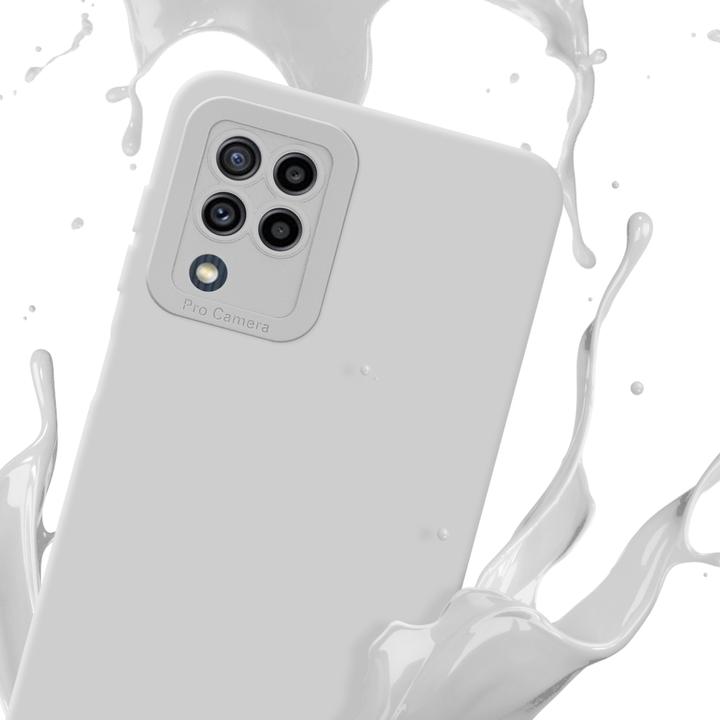 Productafbeelding Cadorabo Hoesje voor Samsung Galaxy M22 / M32 4G in TPU Fluid LM162 Style (Samsung Galaxy M22, Samsung Galaxy A32)