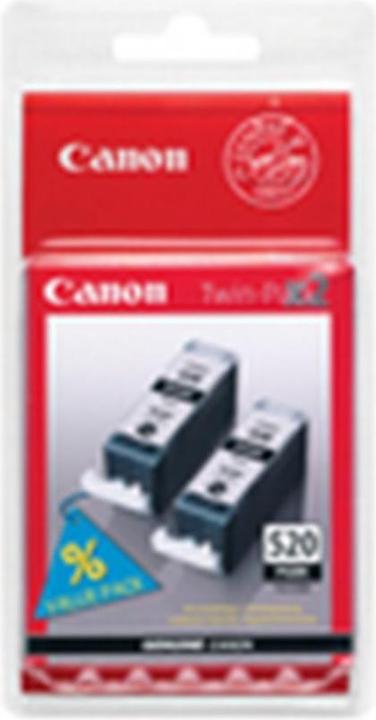 Actual product image Canon PGI-520BK 2er Pack (FC)