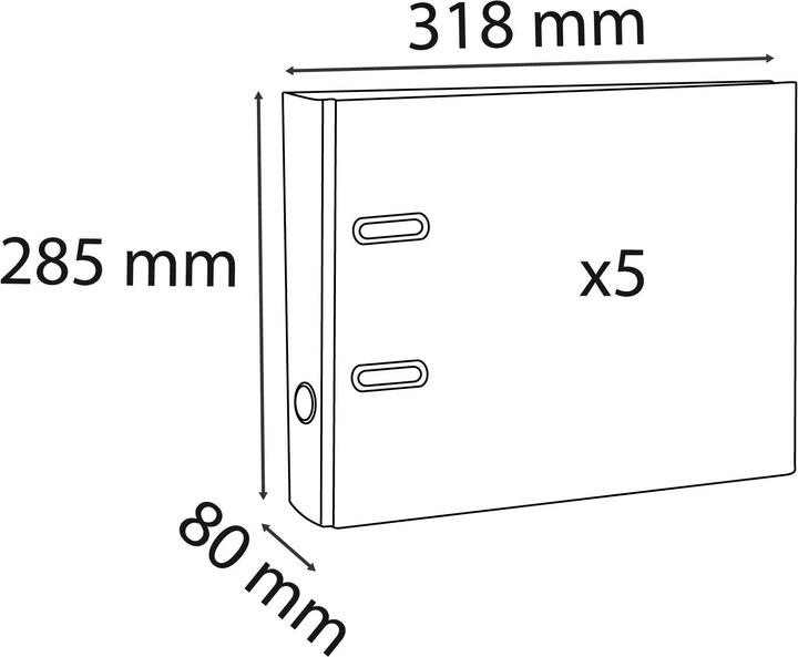Immagine prodotto Exacompta Cartella (A4, 80 mm, 1 Pezzo/i)