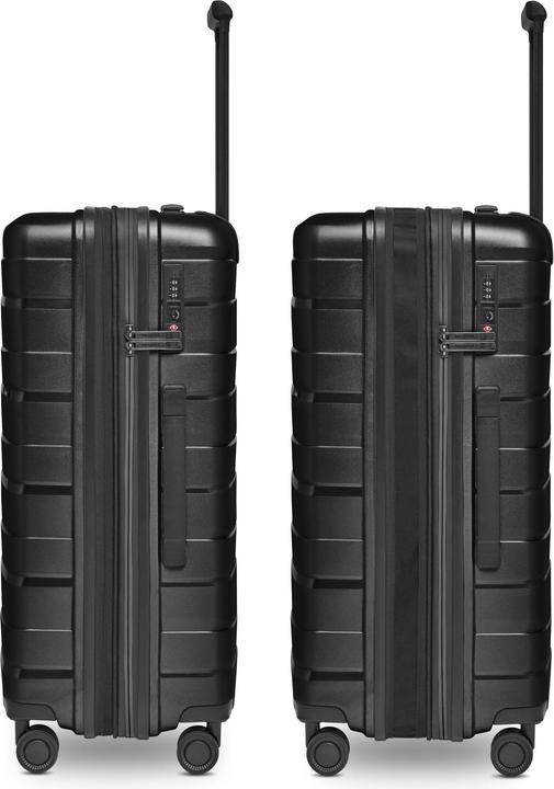Actual product image Bergpfeil Travel 4-wheel trolley M 66 cm with expansion pleat (72 l, M (50 - 90l))