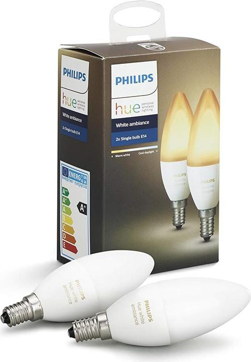 Produktbild Philips Hue White Ambiance 2er Erweiterung (E14, 6 W, 2 x)