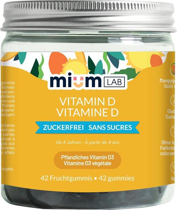 Mium Lab Vitamingummis Vitamin D (42 Stück, Gummies, 140 g)