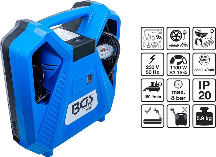 Image du produit BGS Compresseur (8 bar)
