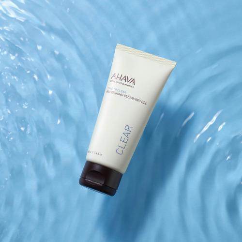 Actual product image Ahava Time to Clear Refreshing Cleansing Gel (Cleaning cloths, 100 ml)