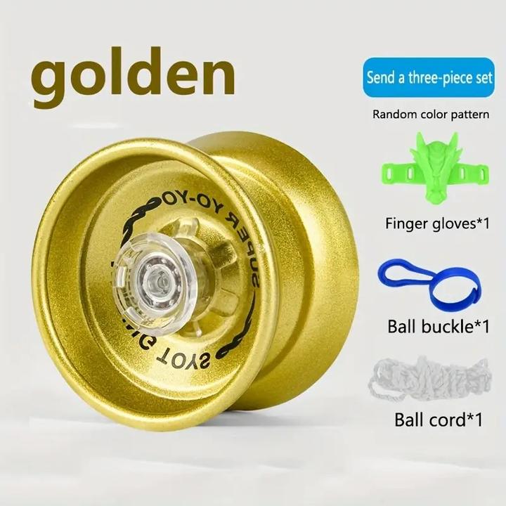 Produktbild The Toy Company YoYo Metallic mit Kugellager und Zubehör Gold