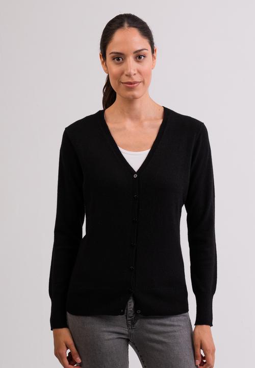 Actual product image Cash-Mere Kaschmir Cardigan V-Ausschnitt (S)