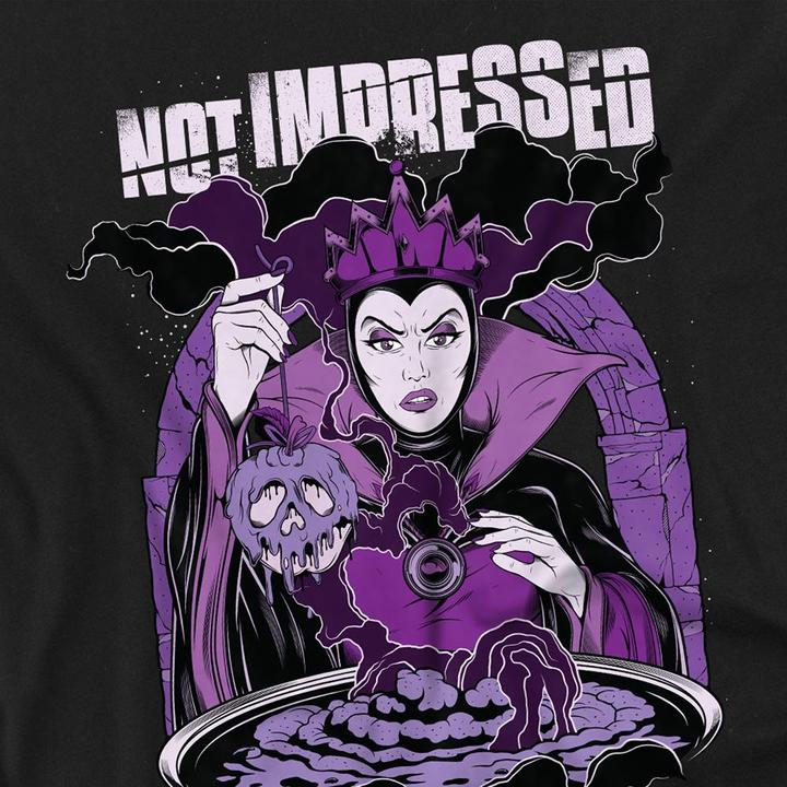 Immagine prodotto Disney Villains Not Impressed Maglietta Regina Cattiva Adulto Unisex (S)