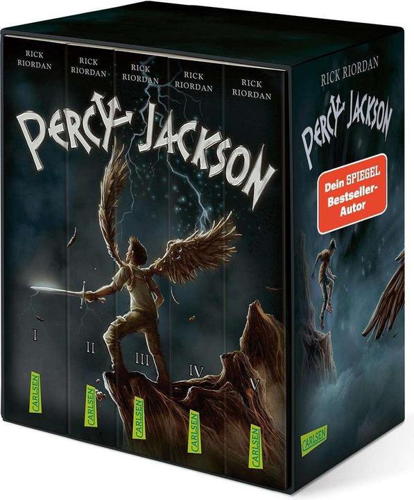 Percy Jackson: Percy-Jackson-Taschenbuchschuber (Deutsch, Rick Riordan, 2016)