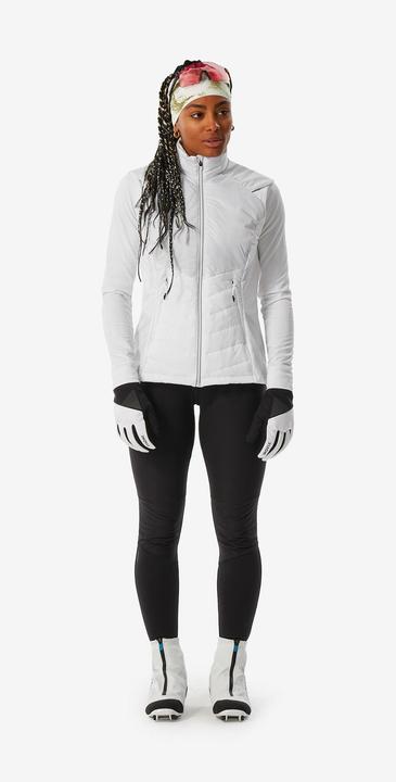 Actual product image Inovik Women's cross-country skiing waistcoat - 500 white (L)