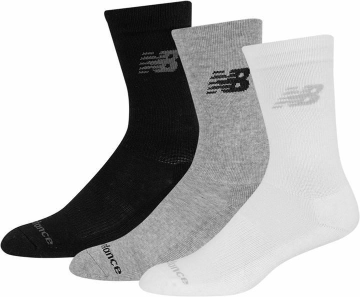 Actual product image New Balance NB PF Cotton Cushioned Crew Socks 3 Pair (pack of 3, S)
