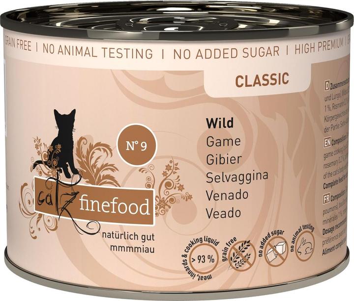 Actual product image Catz Finefood No.09 Wild (Adult, 1 pcs., 210 g)
