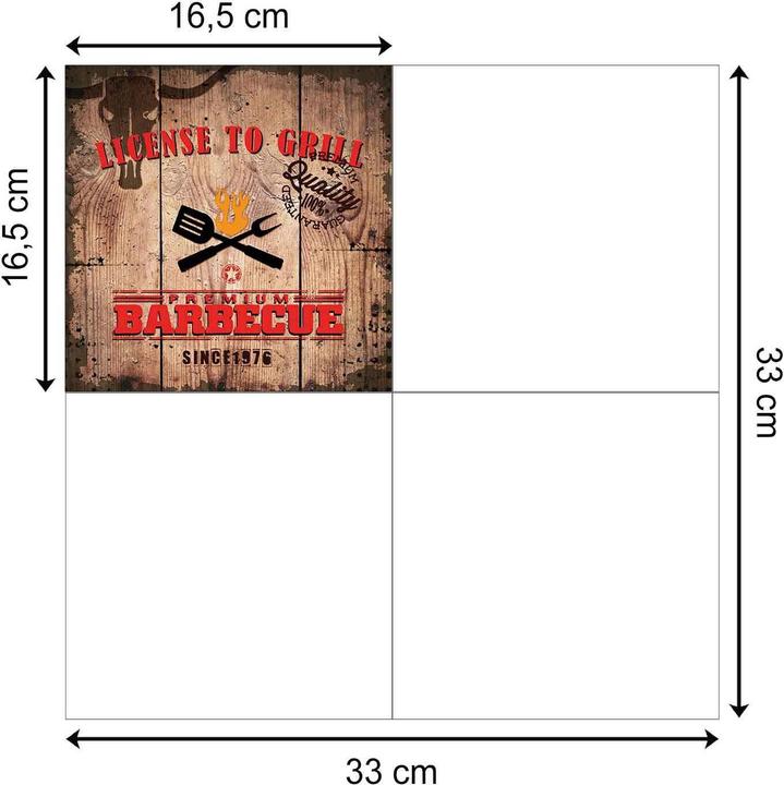 Produktbild ppd License to Grill (1 x, 33 x 33 cm)