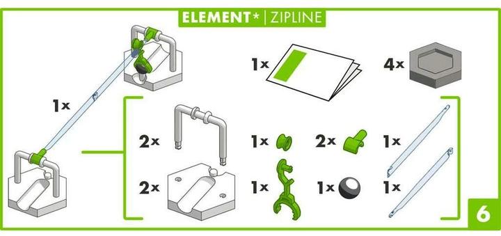 Image du produit Ravensburger GraviTrax Element Zipline 2.0