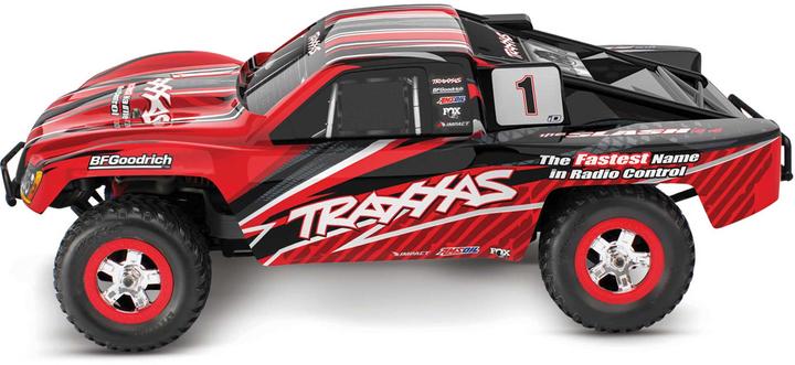 Actual product image Traxxas Slash 4x4 Red 1/16 Short-Course Rtr Brushed With Battery And USB-C Charger (RTR Ready-to-Run)