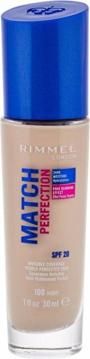 Rimmel London Match Perfection SPF20 (100 Ivory)