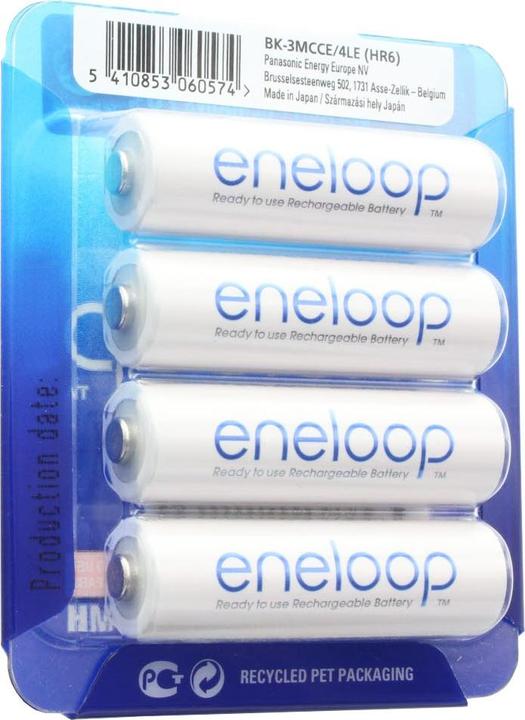 Actual product image Panasonic Battery HR-3UTGB 4x and AccuCell storage box AA (4 pcs., AA, 2000 mAh)