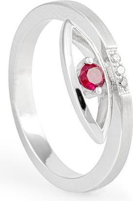 Produktbild Breuning RING - E.RUBIN DUNKEL AA 14 (Exklusiv)/Brill. 0,02 (58, 585/14 K Gold)