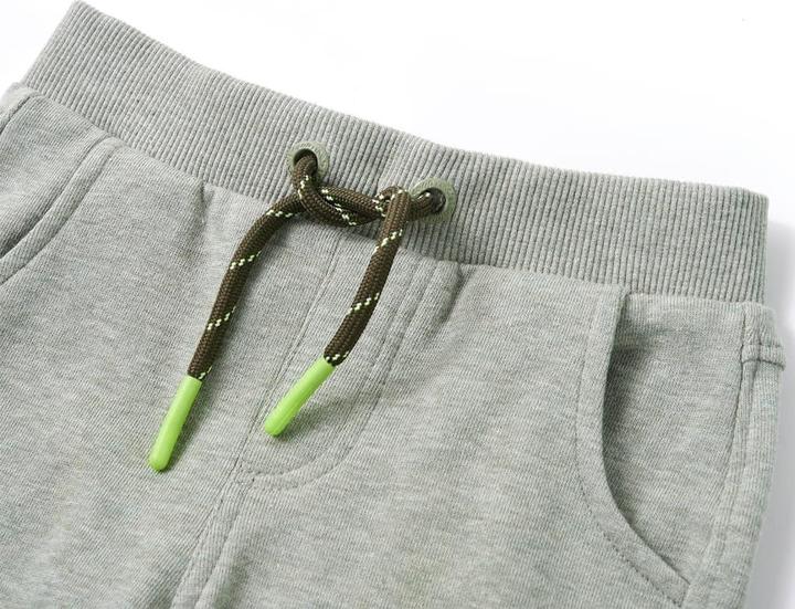 Actual product image VidaXL Children's tracksuit bottoms light khaki 104,Material: 80 (104)