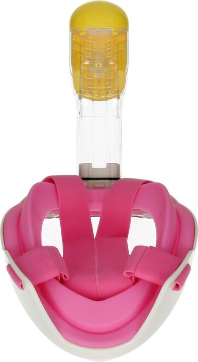 Actual product image Caruba Full Face Snorkel Mask Dual Air Removable + Action Cam Mount (pink L/XL)