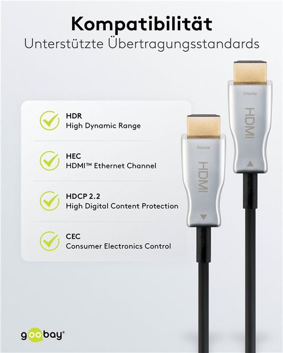 Immagine prodotto Goobay HDMI (Typ A) — HDMI (Typ A) (10 m, HDMI)