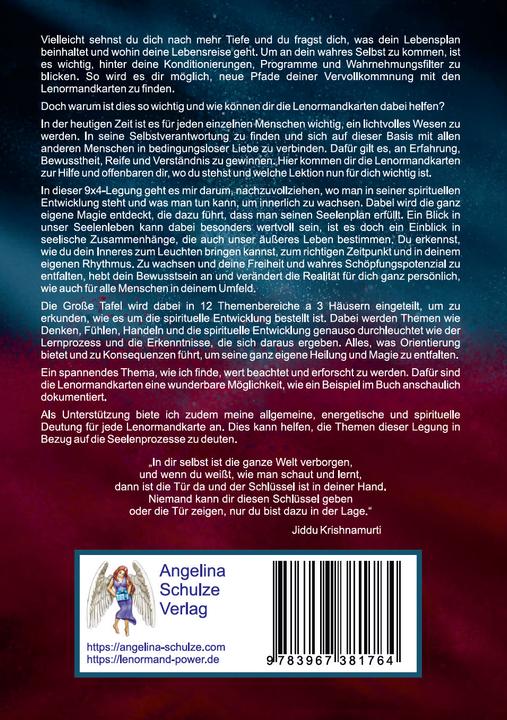 Image du produit Der magische Seelenblick mit den Lenormandkarten (Allemand, Andrea Rosenthal, 2022)