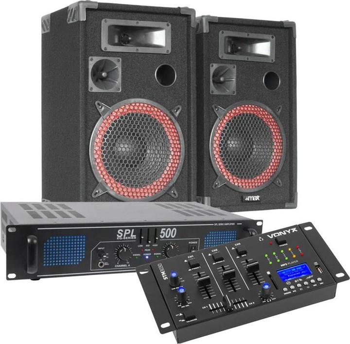 Produktbild Complete Komplette Bluetooth DJ Sound Installation 500W