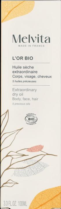 Image du produit Melvita L'Or Bio Huile extraordinaire 100ml (Huile pour le corps, 100 ml)