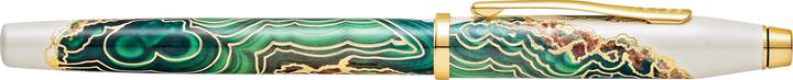 Produktbild Cross Füllhalter Wanderlust Borneo M Geschenkbox (Gold, Weiss-Lack, Motiv Borneo, Grün, 1 x)