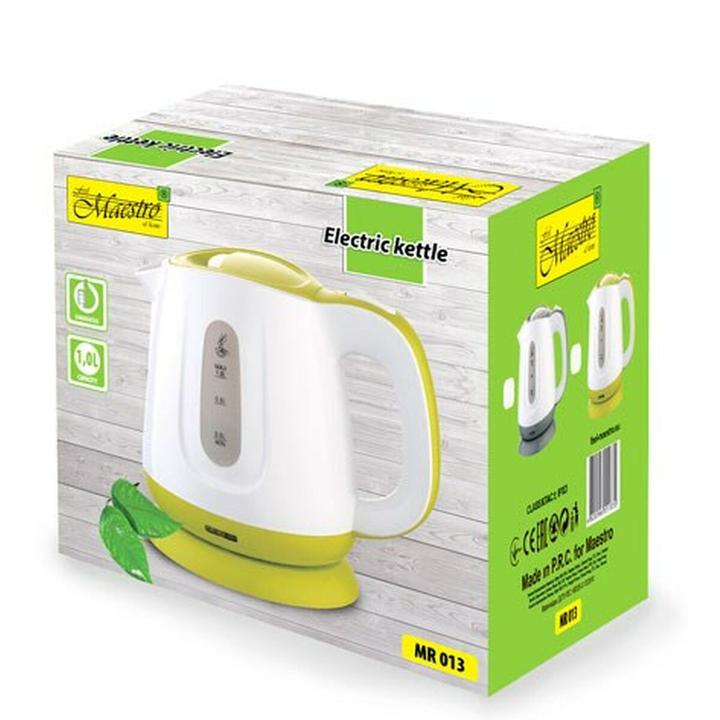 Produktbild Feel-Maestro MR013 green electric kettle Green, White (1 l)