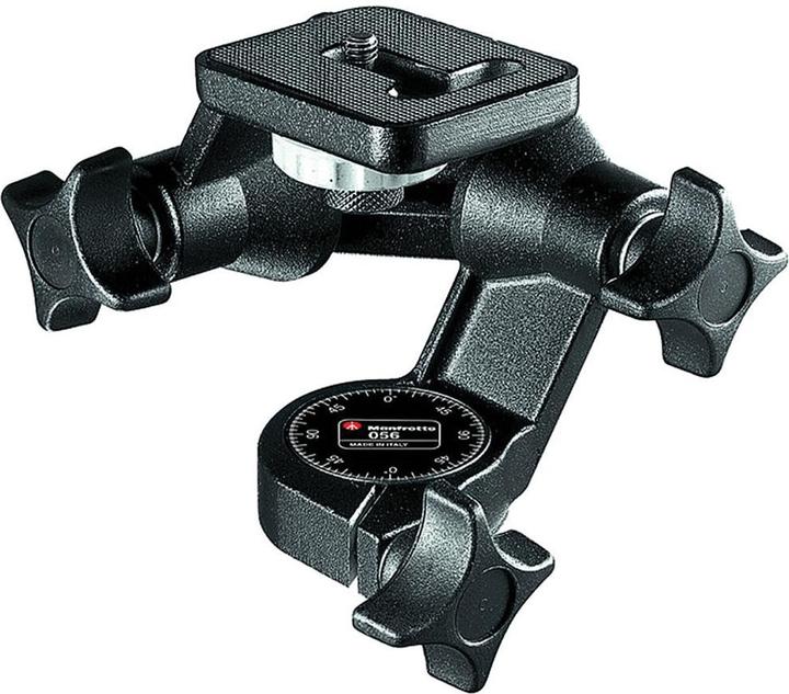 Manfrotto 056, tête inclinable 3D Junior (Tête panoramique à 3 voies)