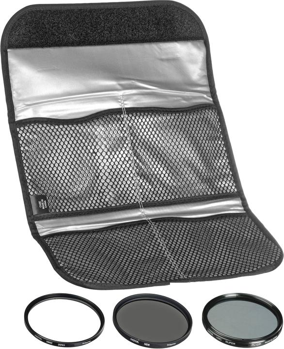 Actual product image Hoya Digital Filter Kit II (UV, CIR-PL & ND8) Filterset (82 mm, Neutral density filter, Polarizing filter, UV filter)