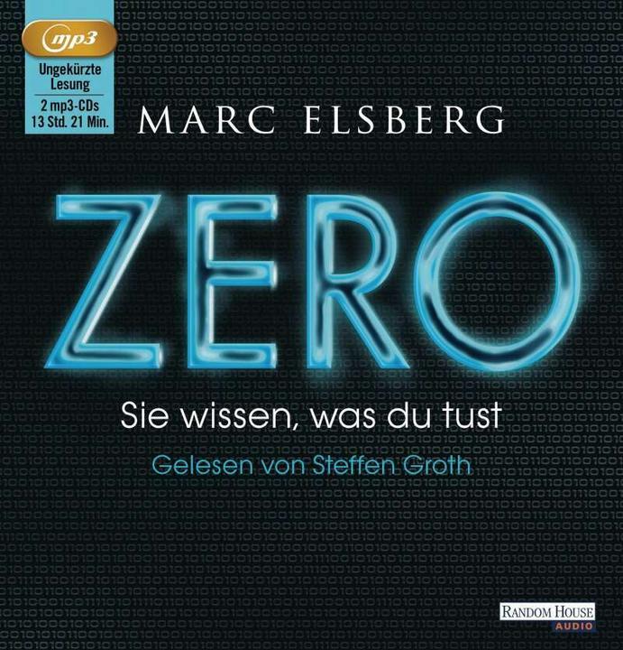 Actual product image ZERO - They know what you do (Marc Elsberg, German)
