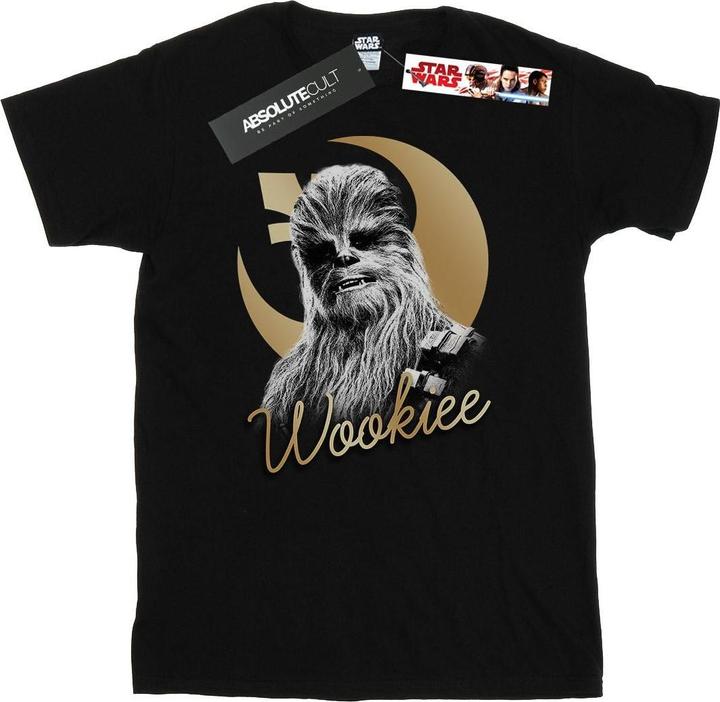 Immagine prodotto Star Wars The Last Jedi Gold Chewbacca Maglietta Uomo (3XL)