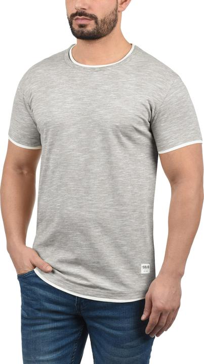 Immagine prodotto Solid Rigos T-Shirt A Maniche Corte Maglietta Da Uomo Con Girocollo In Cotone 100% (XXL)