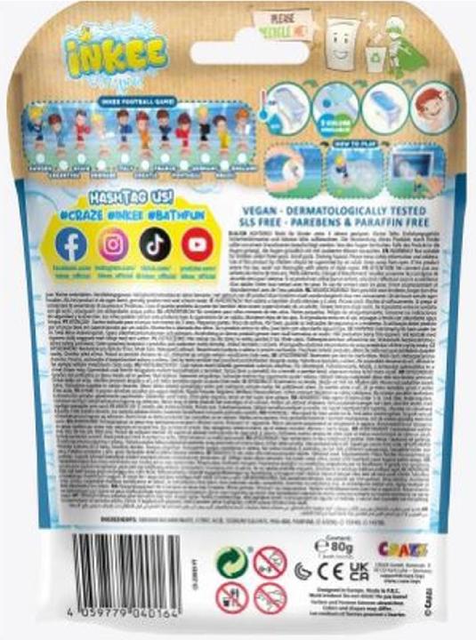 Image du produit Craze Bombe de bain Inkee Fussall avec figurine à collectionner (Bombe de bain)