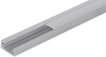 Actual product image Halemeier LED recessed/mounted profiles ChannelLine G1 with light screen