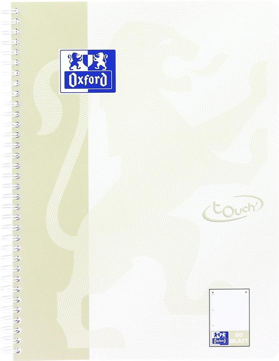 Actual product image Oxford TOUCH A4+ 400132395 dotted, light stone 80 sheets (A4+, Dotted, Hardcover)