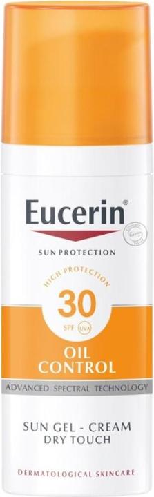 Image du produit Eucerin Sun Oil Control Sun Gel Dry Touch 50ml Soin solaire visage Spf30 (Gel solaire, SPF 30, 50 ml, 96 g)