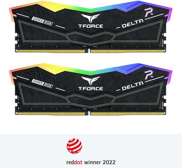 Produktbild Team Group Delta RGB (2 x 16GB, 6000 MHz, DDR5-RAM, DIMM)