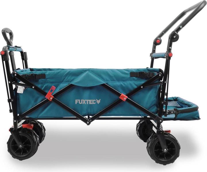 Produktbild Fuxtec Strand-Bollerwagen FX-CTB800 mit UV-geschütztem Sonnendach,Schiebegriff & Innenraumverlängeru