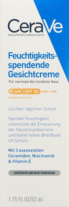 Energie-Label CeraVe Moisturizing Facial Lotion (52 ml, 24h Creme, SPF 50)