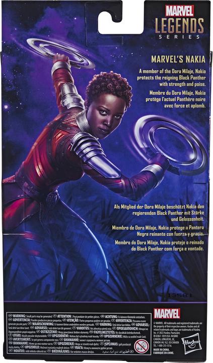 Actual product image Hasbro Marvel Legends Series Black Panther Legacy Collection Marvel's Nakia, 15 cm tall action figure for p