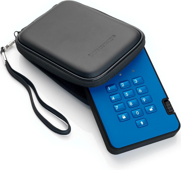 Produktbild iStorage diskAshur² - Festplatte - verschlüsselt - 3 TB - extern (tragbar) (3 TB)