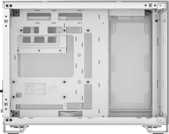 Immagine prodotto Corsair 2500X (bianco/alluminio, vetro temperato x 2) (ATX, mATX, Mini-ITX)